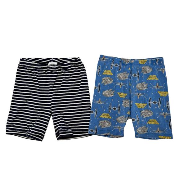 HANNA ANDERSSON GAP Pajama Lot Star Wars Stripes Size 8 130 Blue Gray White - Picture 3 of 9